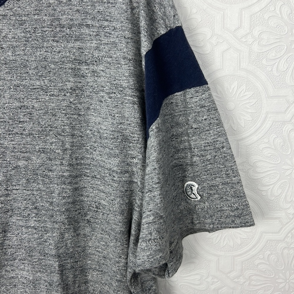 Todd Snyder + Champion Tshirt Shirt Short Sleeve Ringer Tee Classic Grey Blue XL - Picture 5 of 7